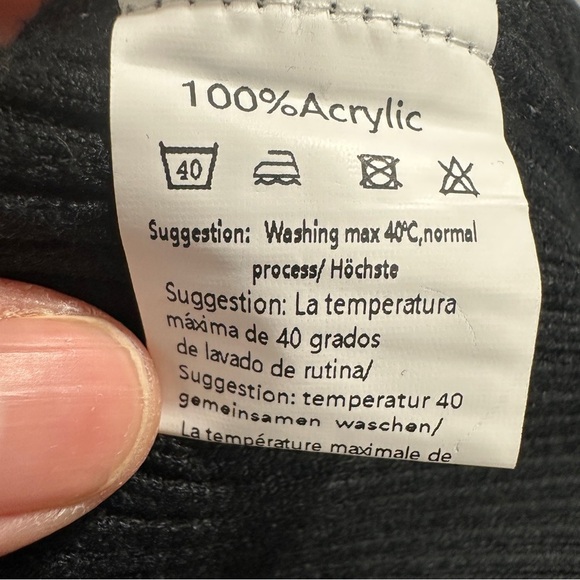 NWT Coofandy black turtleneck sweater, size S, ribbed, stretchy, classic - Picture 11 of 11